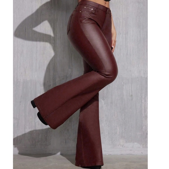 Luxe  Matte Flare Wide Leg pants - Picture 3 of 8
